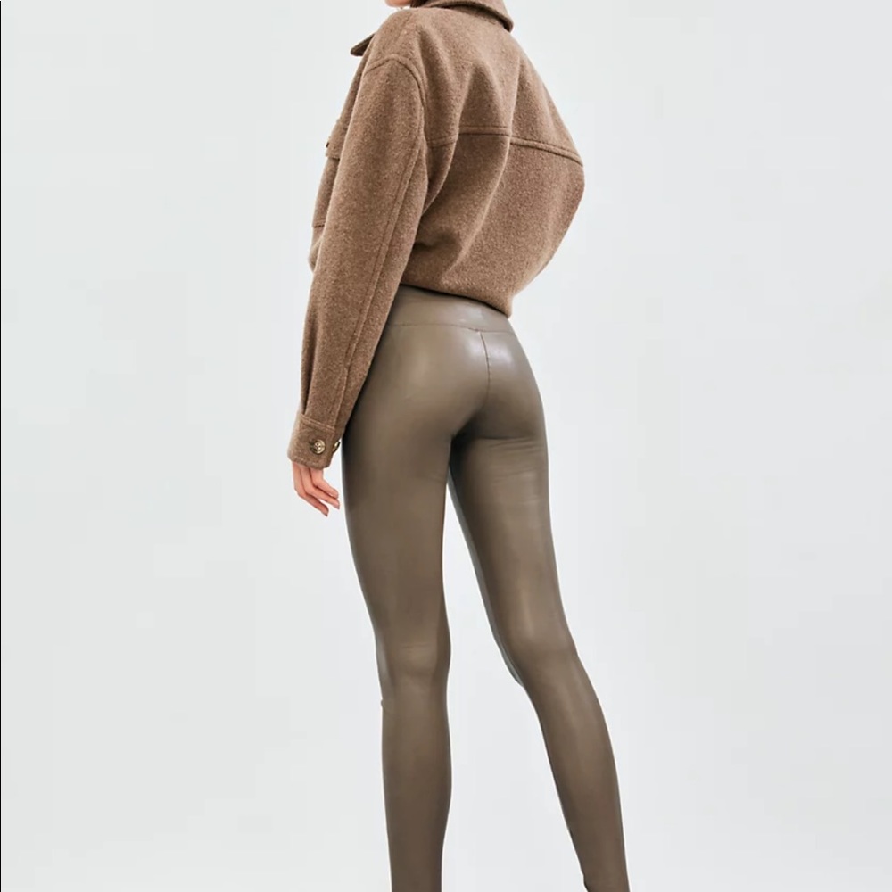 Aritzia Wilfred Daria pant vegan leather leggings ankle length new with tags